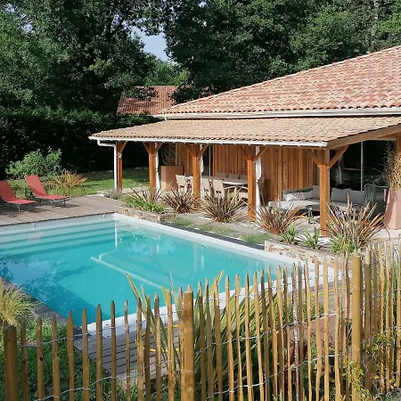 Magnifique villa avec piscine Sainte-Eulalie-en-Born Extérieur photo